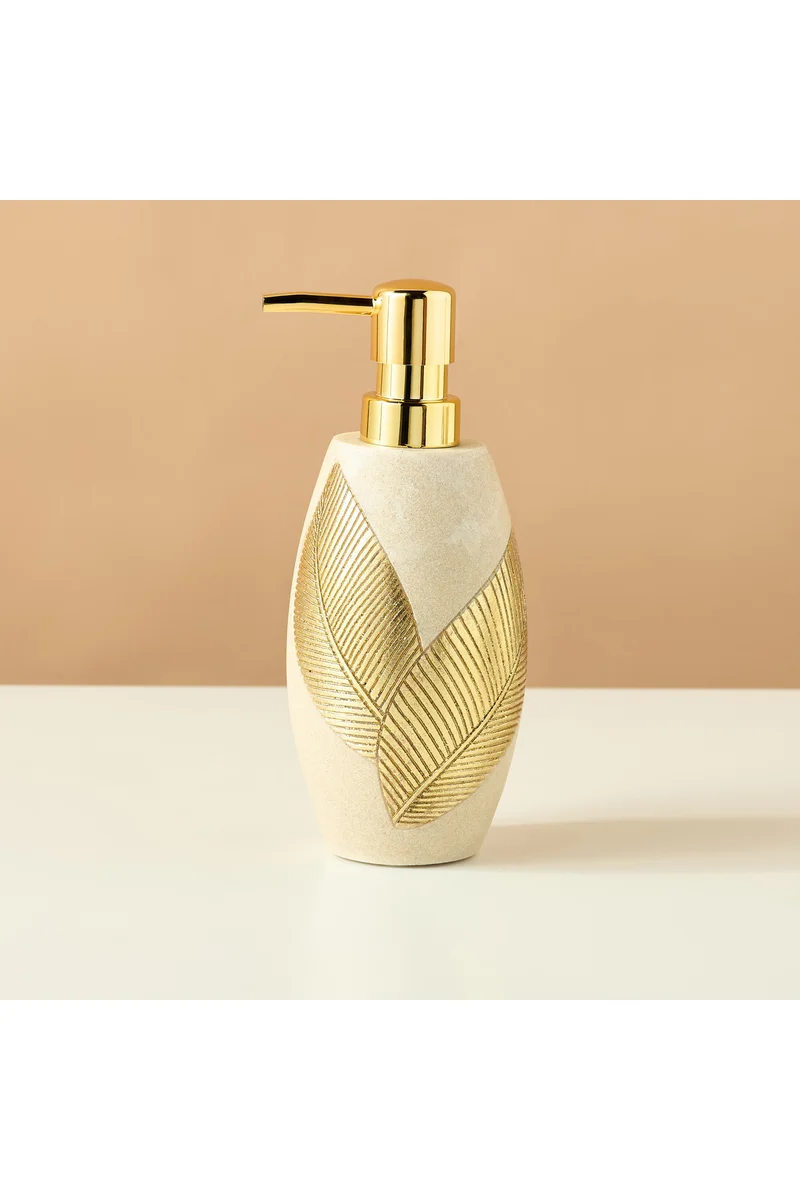Lifestyle Golden Leaf Embossed Lotion Dispenser